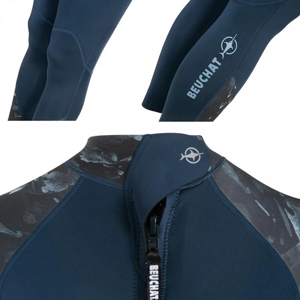 BEUCHAT Elbise ATOLL SEAWEED, 2 mm Erkek Dalış Elbisesi - Resim 4