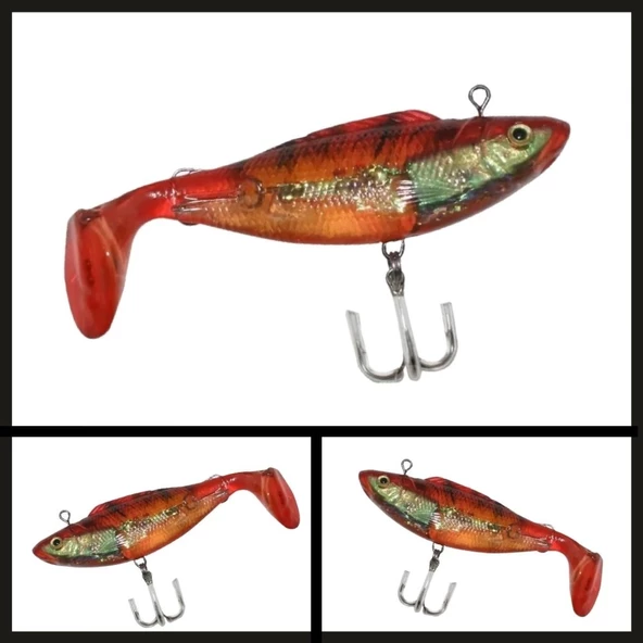 Uyguna-Yakala 10 Cm Yumy  İki İğneli Balık-YEM.365 ürün görseli