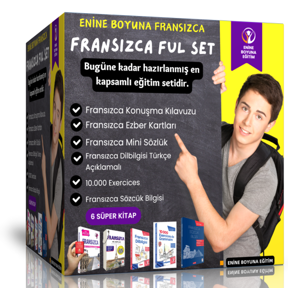 Fransızca Öğreten Ful Paket (6 Süper Kitap)