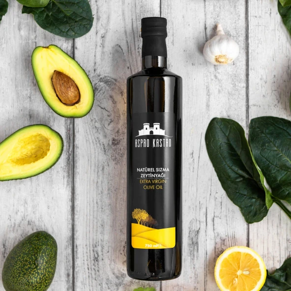 Aspro Kastro 750 Ml Özel Harman Soğuk Sıkım Natürel Sızma Zeytinyağı - 2