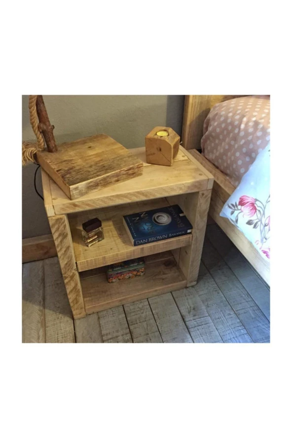 HAMİRA MASİFHAYAT Masif Ahşap Komidin Chevet - 2