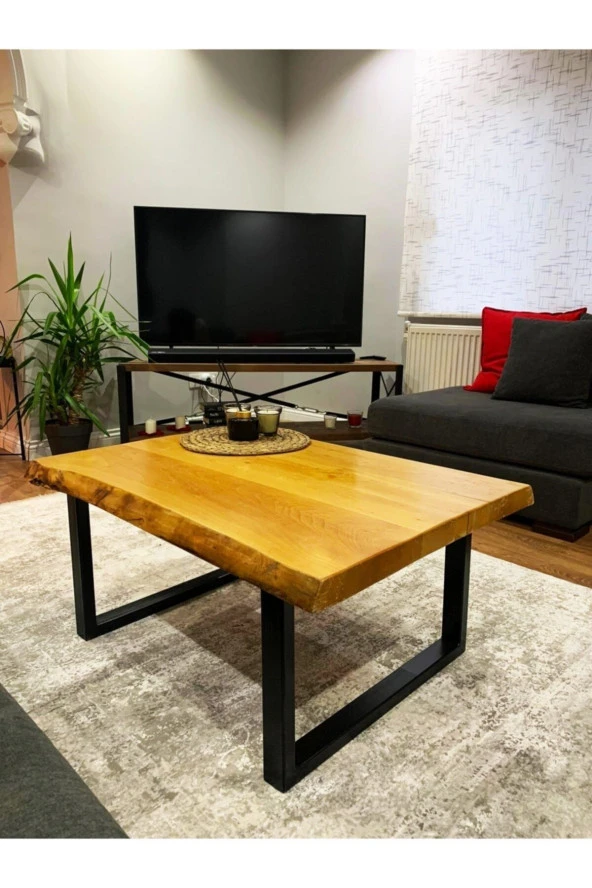 OB Dizayn Ahşap Orta Sehpa