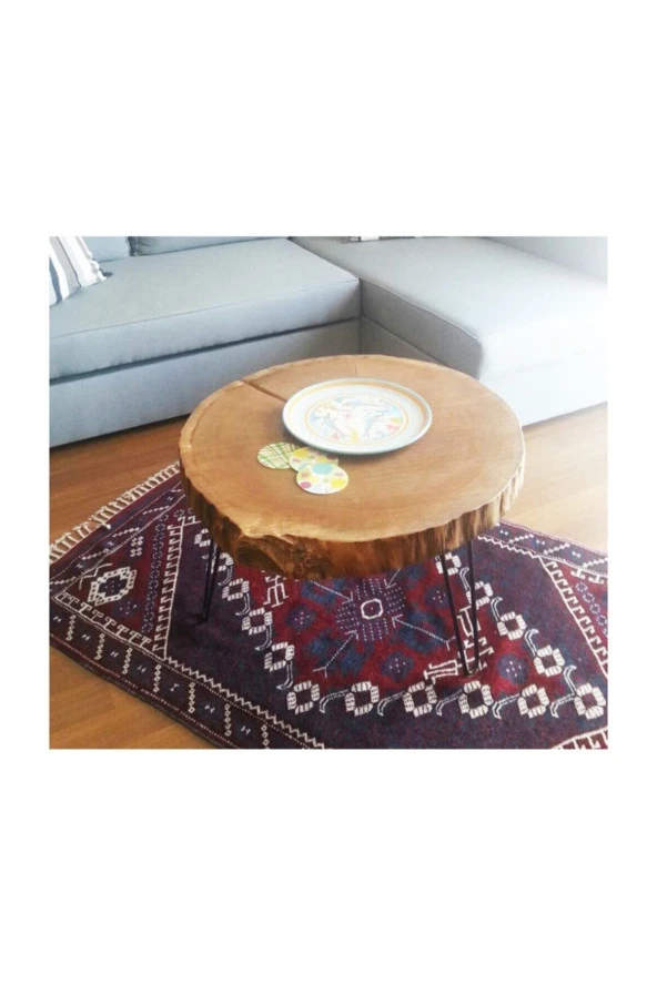 NUR AHŞAP Kütük Ağaç Sehpa - 3