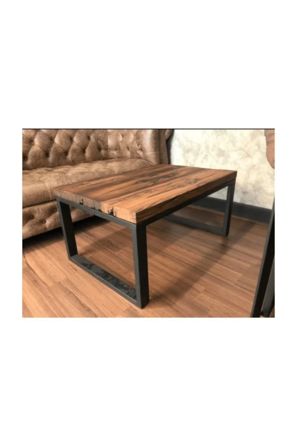 NUR AHŞAP Doğal Ahşap Orta Sehpa