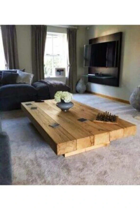 NUR AHŞAP Kütük Orta Sehpa ürün görseli