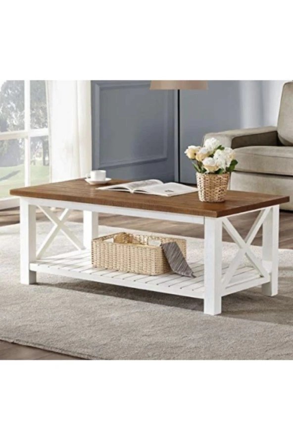 Boylwood Orta Sehpa Masif Ahşap Coffee Table