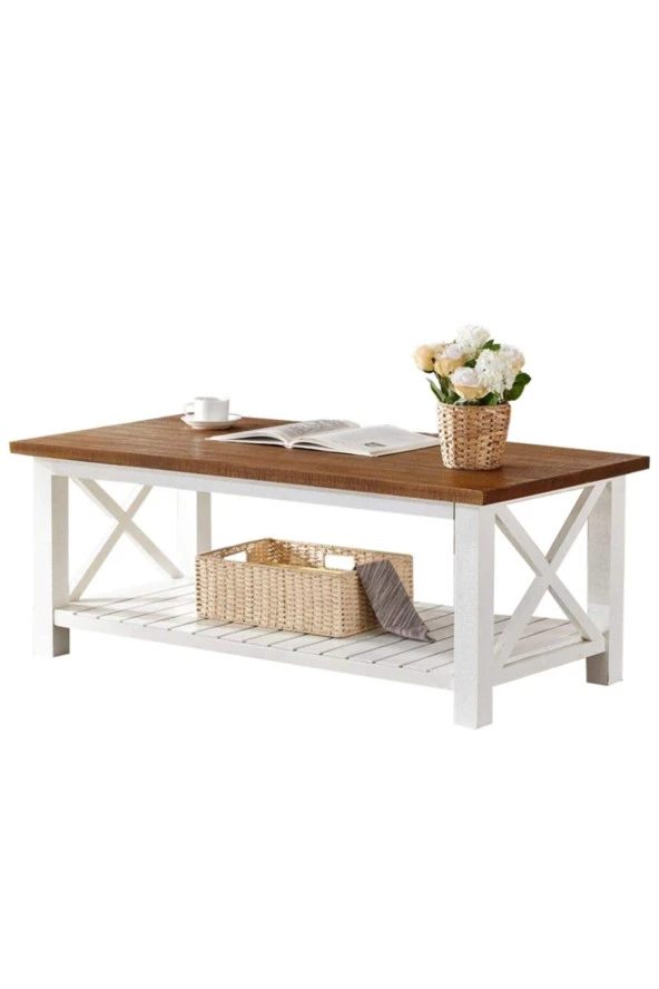 evren art factory Nora Ahşap Orta Sehpa