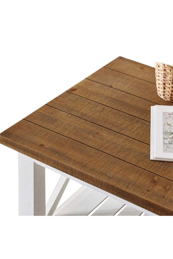 evren art factory Nora Ahşap Orta Sehpa - 2