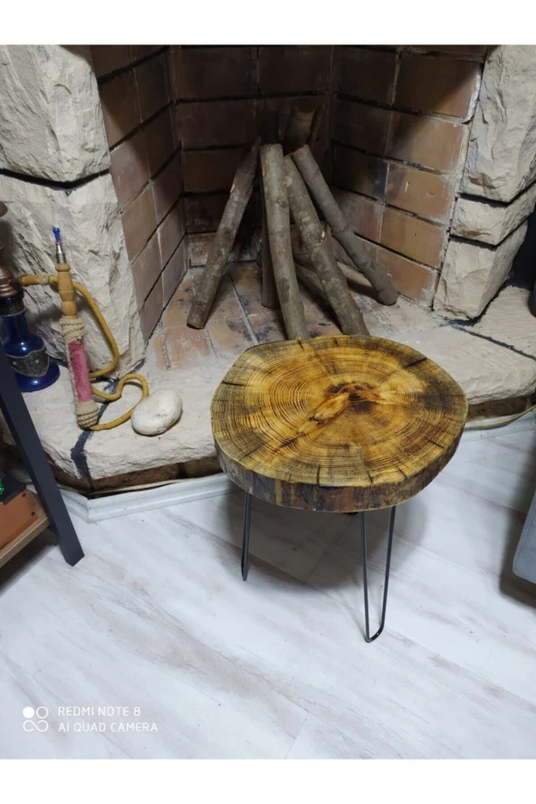 murbeyconsept Doğal Ahşap Kütük Sehpa - 2