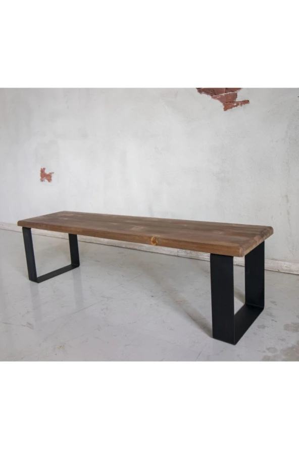 deryawood Deryawood Masif Ahşap Bank 220*37 Cm