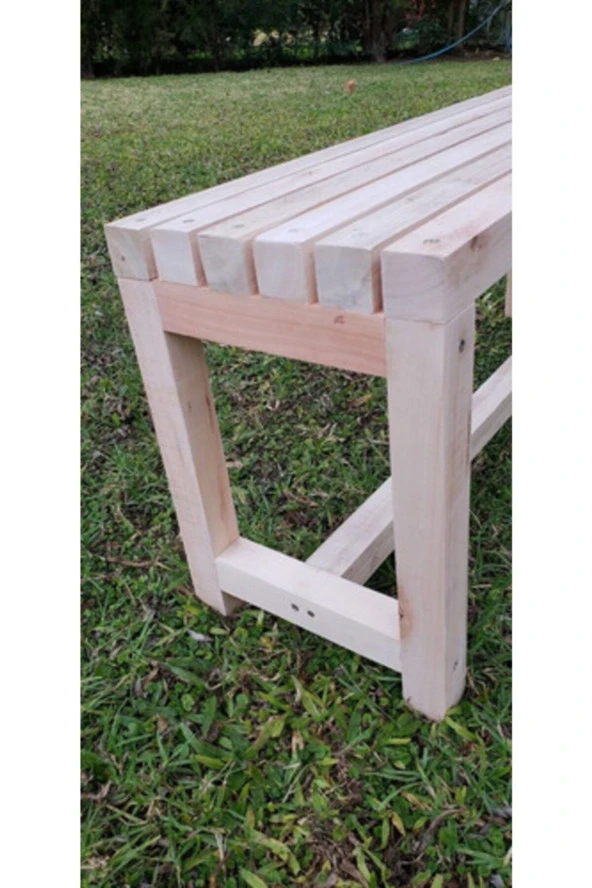 bmgtasarım Ahşap Bench Bank - 5