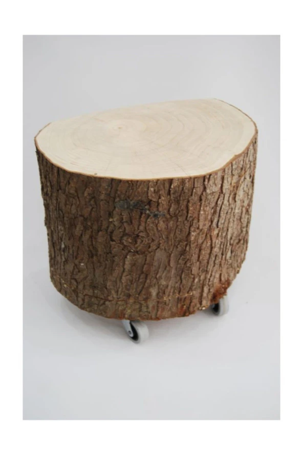 NUR AHŞAP Doğal Kütük Tabure