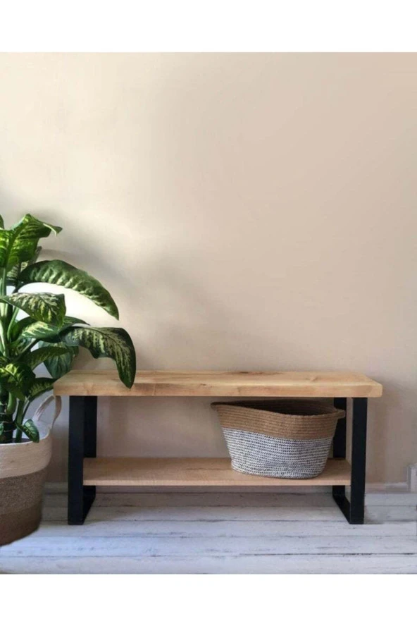 K-Industrial Ahşap Bench / Ahşap Bank / Bench / Bank / Mutfak Bench / Antre Bench / Antre / Koltuk