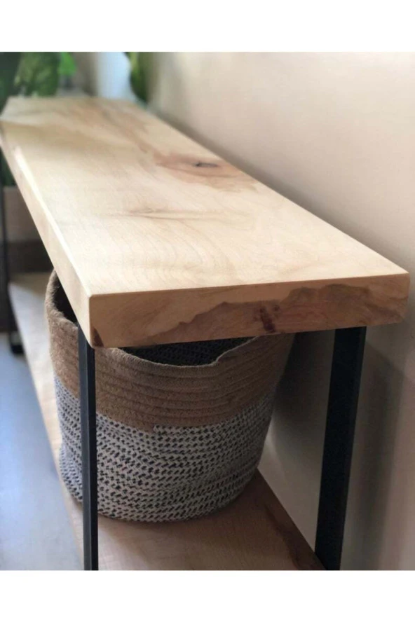 K-Industrial Ahşap Bench / Ahşap Bank / Bench / Bank / Mutfak Bench / Antre Bench / Antre / Koltuk - 2