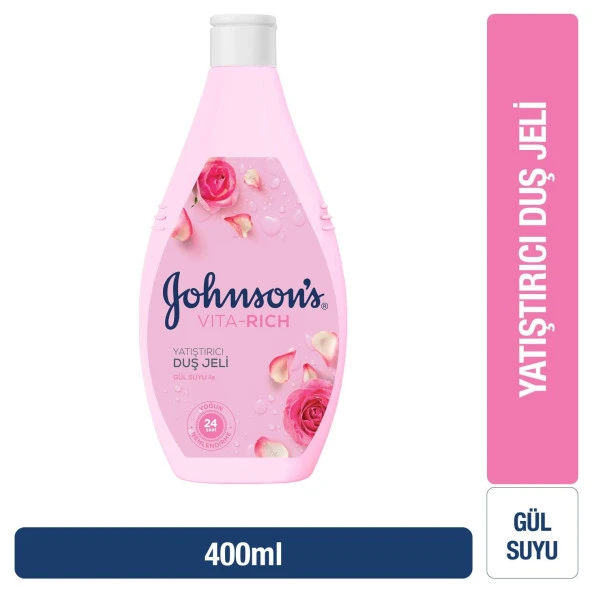 Johnson's Vita-Rich Gül Suyu Yatıştırıcı Duş Jeli 400ml