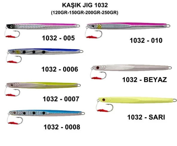 Effe 1032 Jig 220 Gr Suni Yem Maket Balık