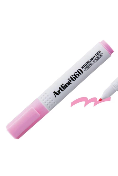 Artline 660 Fosforlu Kalem Kesik Uç - Resim 5