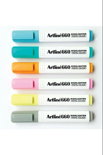 Artline 660 Fosforlu Kalem Kesik Uç