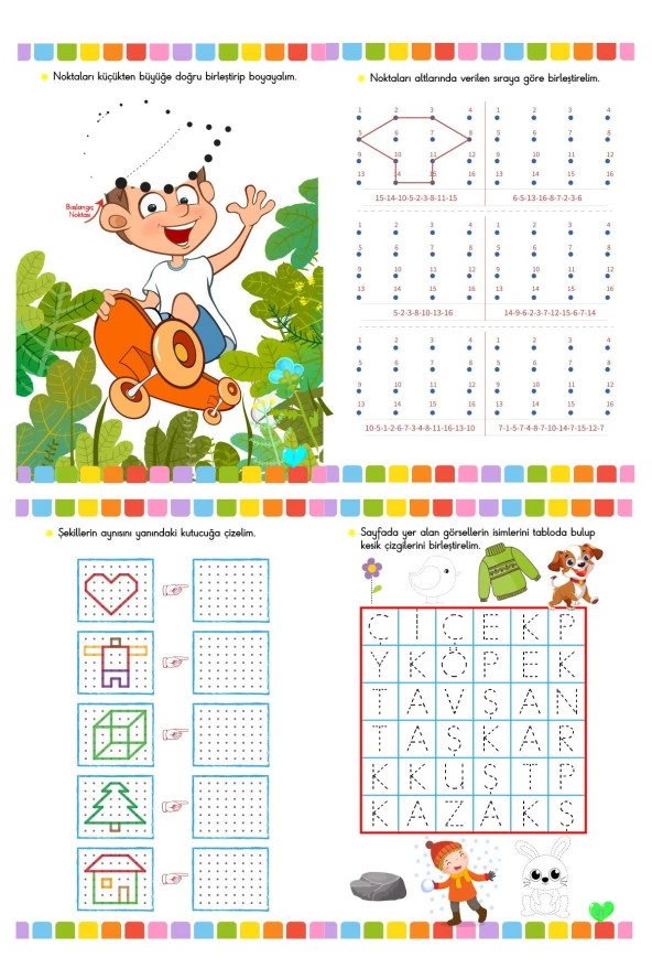 4-6 Yaş Dikkatli Çizgiler - 2