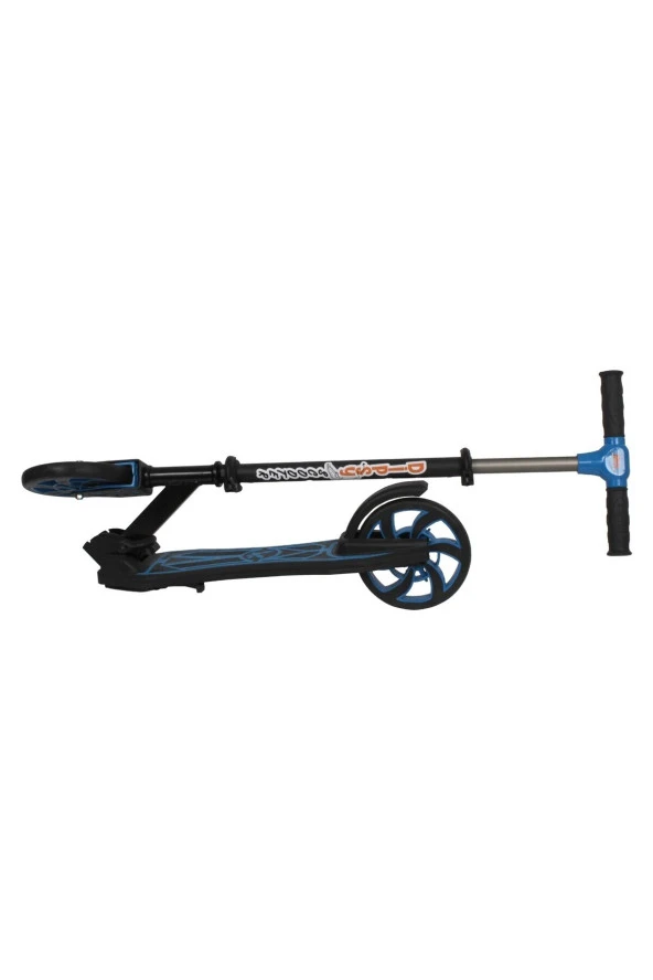 Tekerlekli Katlanabilir +12 Yaş Üzeri Max 100 kg Taşıma Kapasite Frenli Scooter - Resim 4