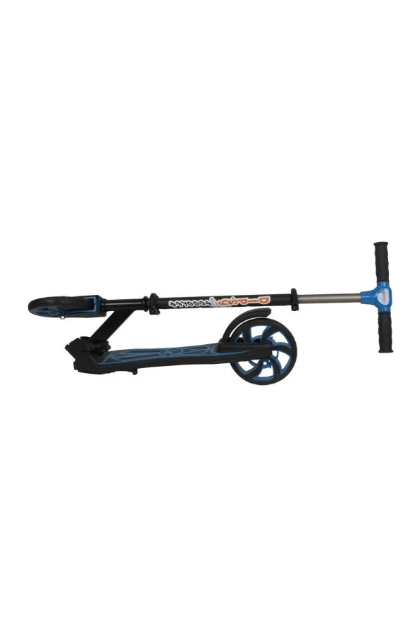 2 Tekerlekli Katlanabilir 12 Yaş Üzeri Max 100kg Taşıma Kapasite Frenli Scooter - 2