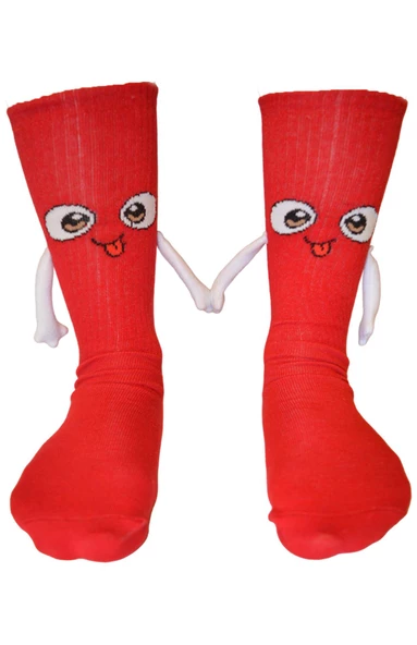 Dode Flora Mıknatıslı El Ele Tutuşan Unisex Çorap 35-44