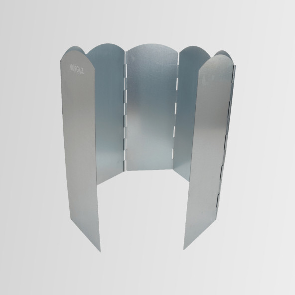 Nurgaz Ng 199-O Metal Rüzgarlık Rüzgar Aparatı Paravanı Orta - Çantalı - 2