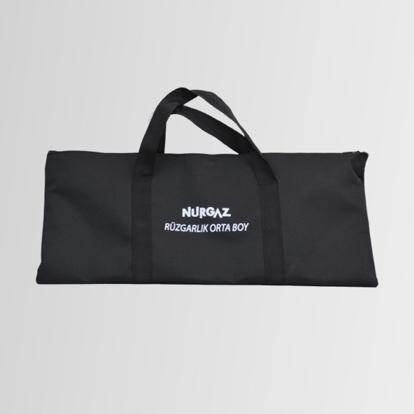 Nurgaz Ng 199-O Metal Rüzgarlık Rüzgar Aparatı Paravanı Orta - Çantalı - 4