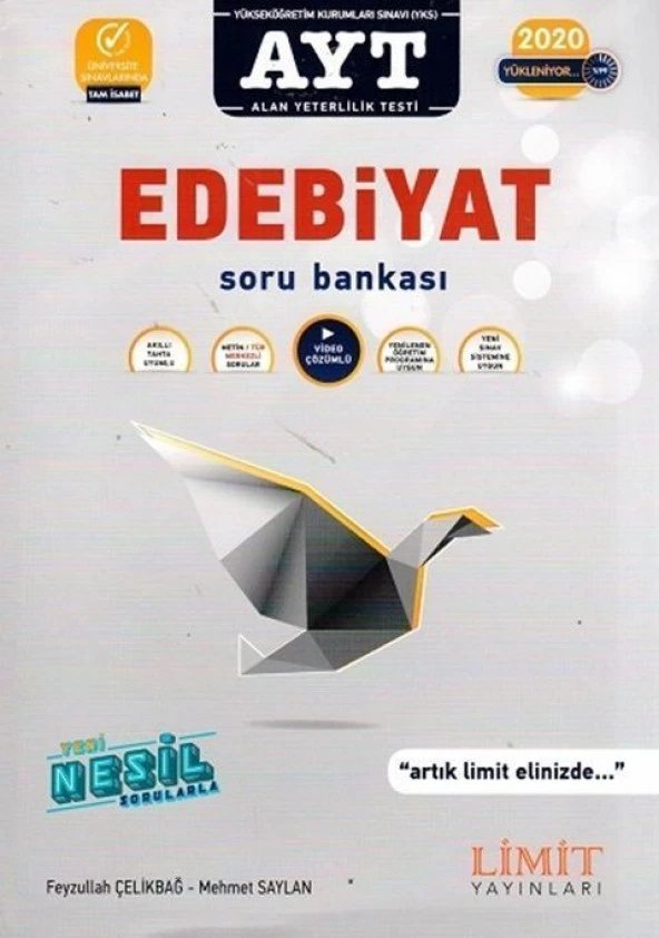 Limit Yayınları AYT Edebiyat Soru Bankası Video Çözümlü