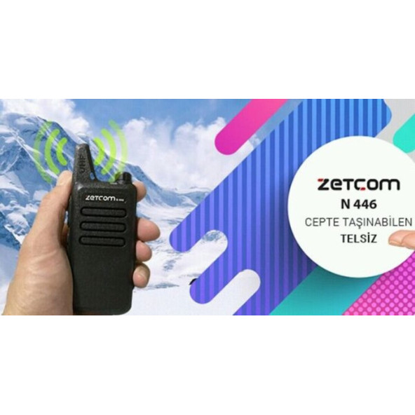 Zetcom N 446 Analog Lisanssız Telsiz - 2