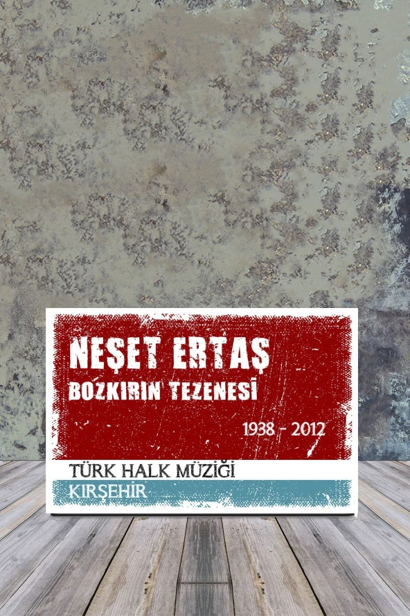 Ahşap Poster Neşet Ertaş 20x30cm