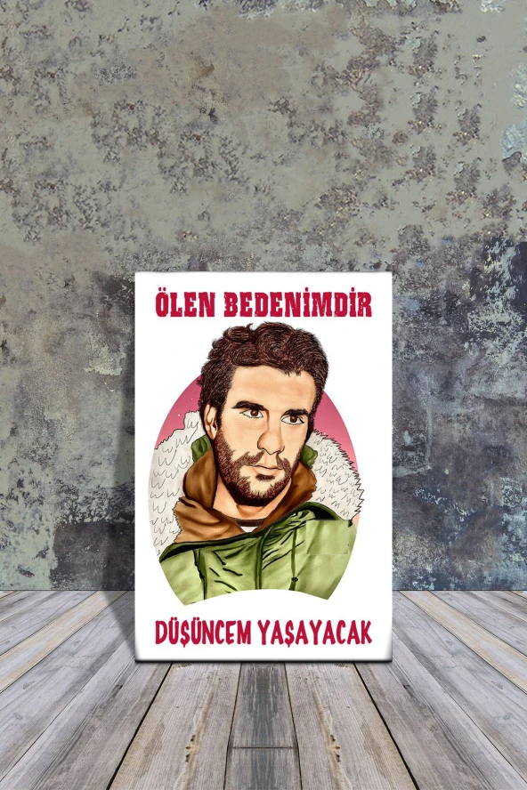 AHŞAP POSTER DENİZ GEZMİŞ 20X30 CM