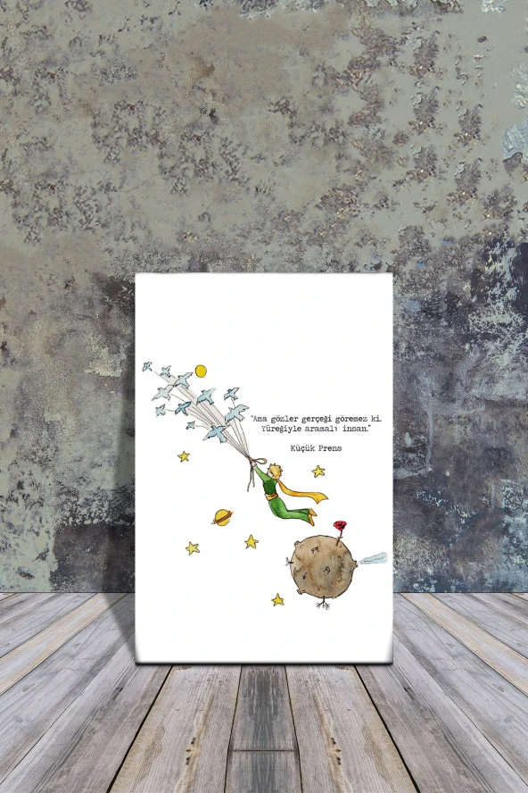 AHŞAP POSTER KÜÇÜK PRENS 20X30 CM