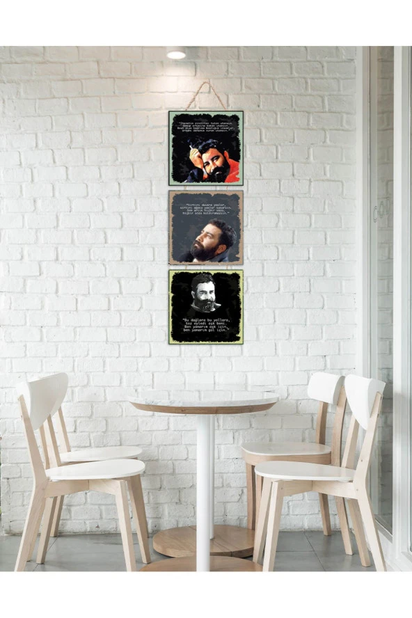 ÜÇLÜ POSTER AHMET KAYA 15X55 CM