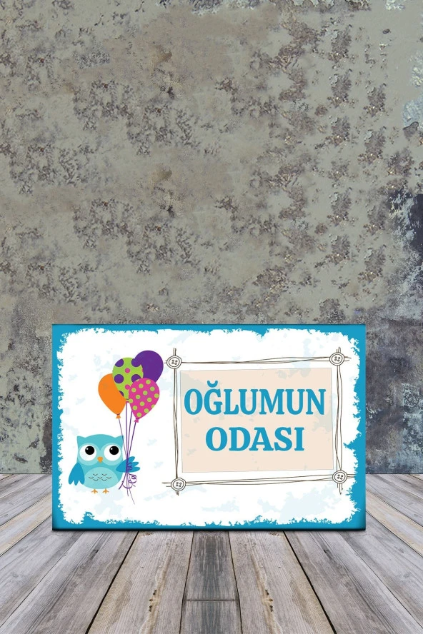 Ahşap Poster Oğumun Odası 20x30cm