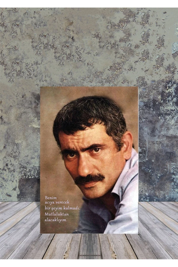 Ahşap Poster Yılmaz Güney 20x30cm