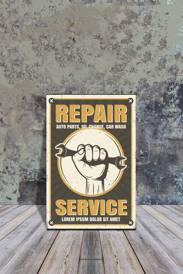 Ahşap Poster Repaır Servıce 20x30cm