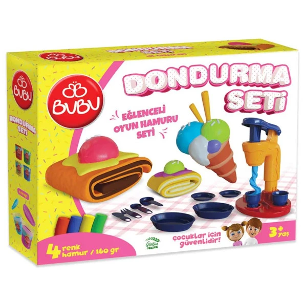 Bu-Bu Oyun Hamuru Seti Dondurma (L) BUBU-OH0009 ürün görseli 1