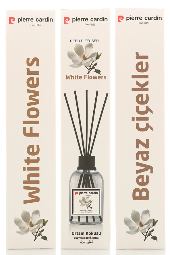 Pierre Cardin Reed Diffuser 110 ml - WHITE FLOWERS (BEYAZ ÇİÇEKLER)- Oda Kokusu - 4