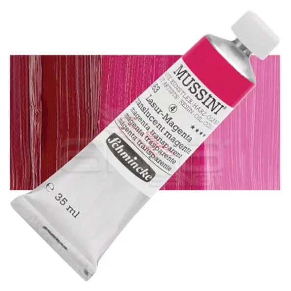 Mussini 35ml Yağlı Boya Seri:4 No:363 Translucent Magenta
