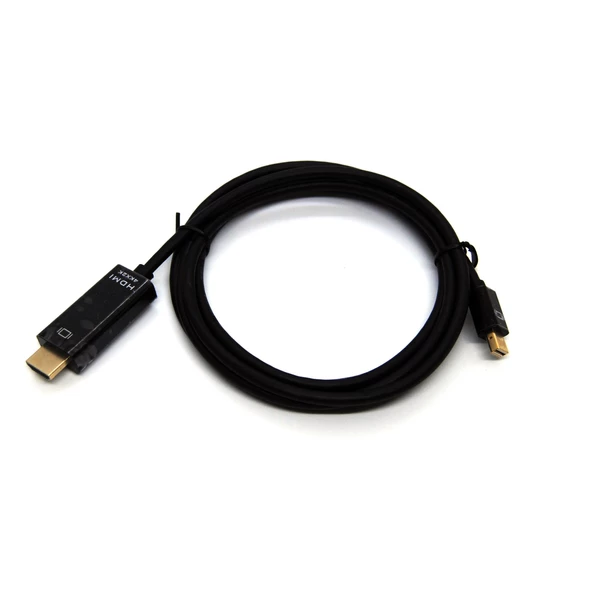 Beek Mini DisplayPort (mini DP) Erkek <-> HDMI Erkek, 4KX2K@30Hz, Altın Kaplama, 2 metre<br>Beek MINI DP M /HDMI M, 4KX2K@30Hz,Gold, 2M