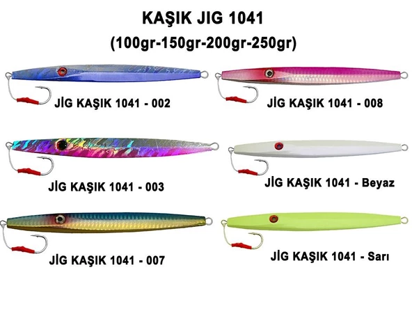 Effe 1041 Jig 250 Gr Suni Yem Maket Balık
