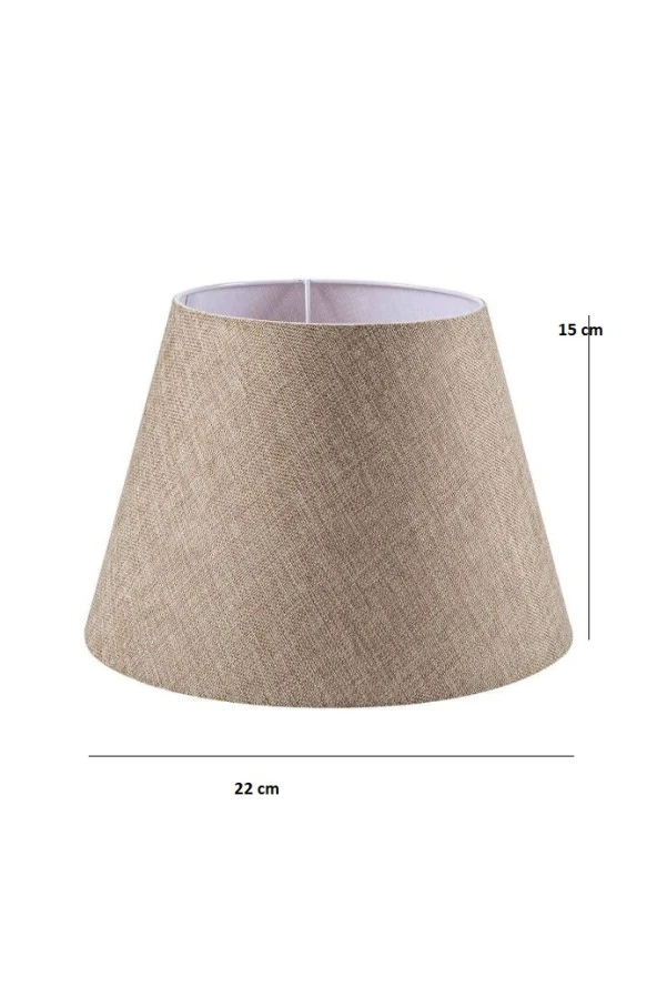 Tripod ve Tek Ayaklı Abajur için Başlık Kumbeji Kumaş - 2