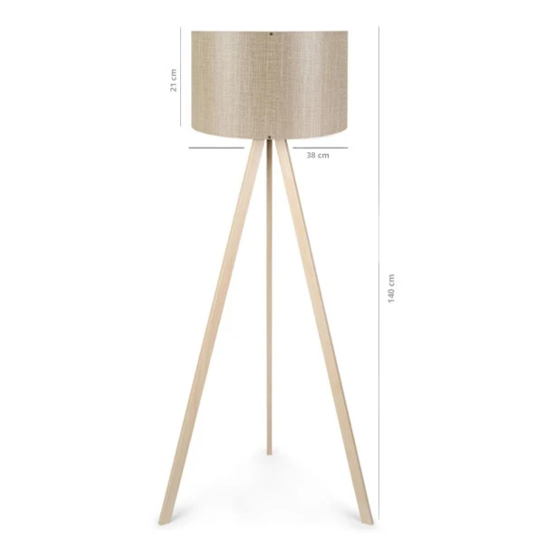 Pratik Lambader Ve Tavan Seti Kumsal Renk MDF Ayak - 2