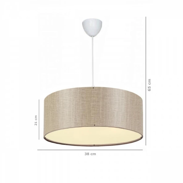 Pratik Lambader Ve Tavan Seti Kumsal Renk MDF Ayak - 3