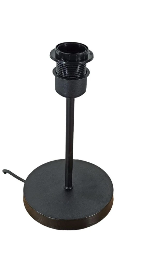 Metal Gövdeli Abajur Ayağı Siyah - 2