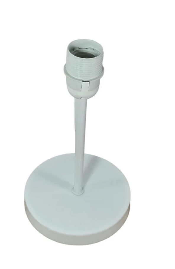 Metal Gövdeli Abajur Ayağı Beyaz - 2