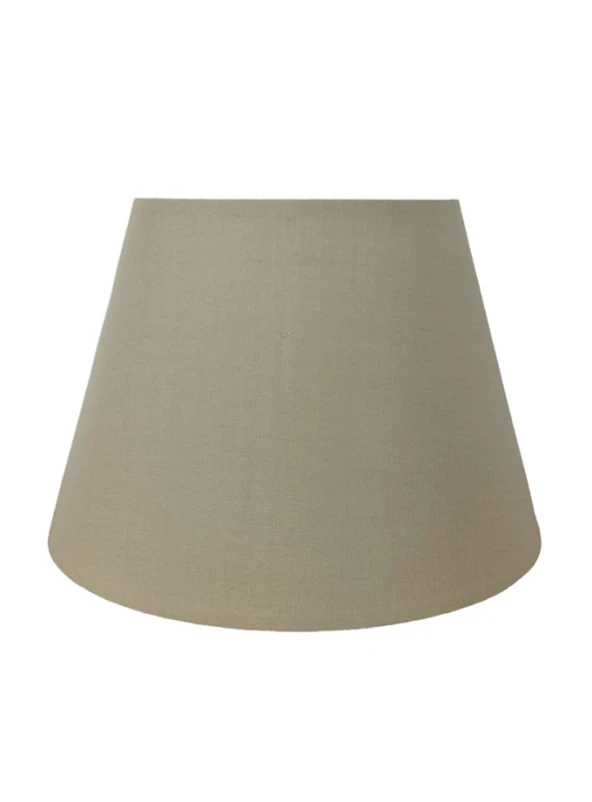 Abajur Başlığı Hazır Şapka Kahve Renk Kumaş - 2