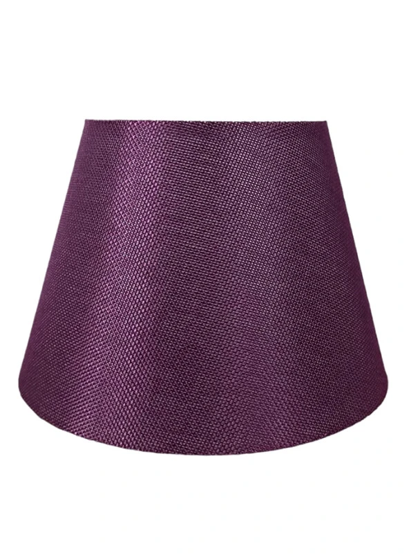 Abajur Başlığı Hazır Şapka Mor Kırçıl Kumaş - 2