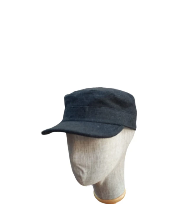 kışlık kastro model şapka kaşe kumaş füme renk ayarlanabir